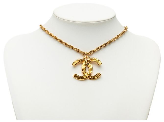 Timeless Collana a catena Chanel Vintage Coco Mark D'oro - vista 7