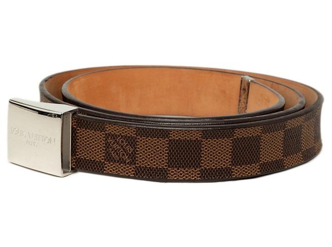Louis Vuitton Damier Ceinture Carrée Belt Marrone - vista 2