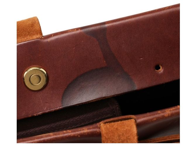 Hermès Saco Tote Hermes Herbag Cabas MM Marrom - vista 10