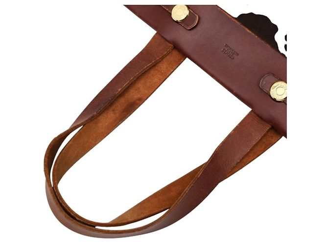 Hermès Saco Tote Hermes Herbag Cabas MM Marrom - vista 11