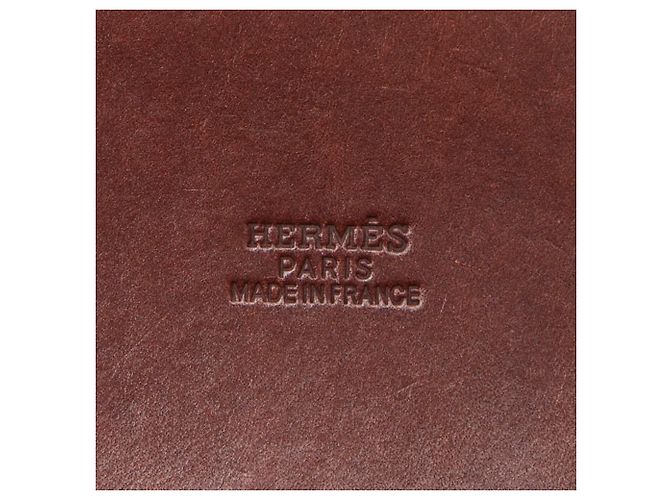 Hermès Saco Tote Hermes Herbag Cabas MM Marrom - vista 12