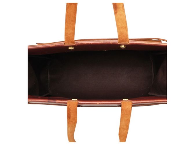 Hermès Saco Tote Hermes Herbag Cabas MM Marrom - vista 9