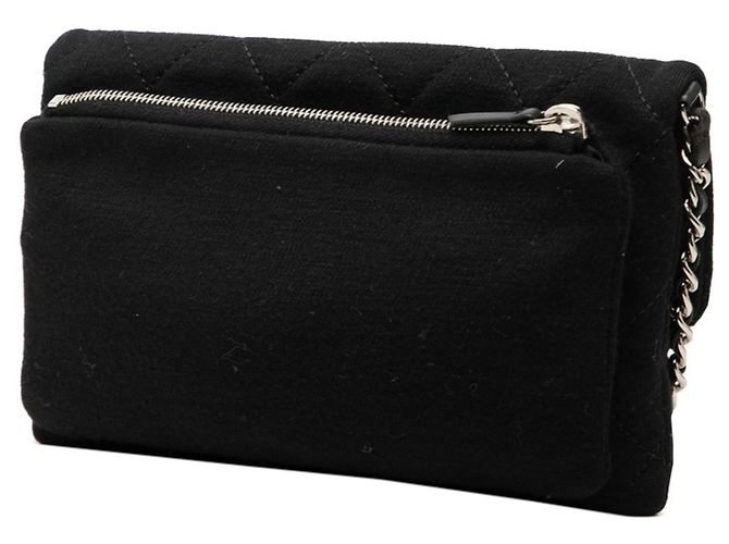Borsa a tracolla Chanel Matelassé Coco Mark Nero - vista 2