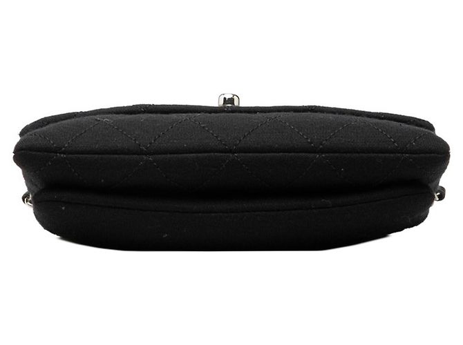 Borsa a tracolla Chanel Matelassé Coco Mark Nero - vista 3