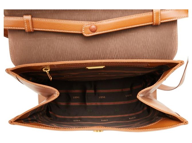 Loewe Velázquez Twist Handtasche Braun - Ansicht 8