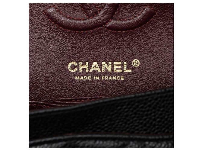 Timeless Borsa a tracolla Chanel Matelassé Black Double Flap Nero - vista 5