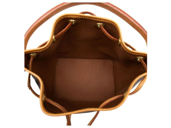 Noe Bolsa Louis Vuitton Monogram Mini Noé Marrom - vista 4