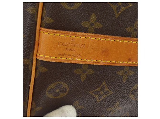 Louis Vuitton Keepall Bandouliere Monogram Canvas 55 Marron - vue 4