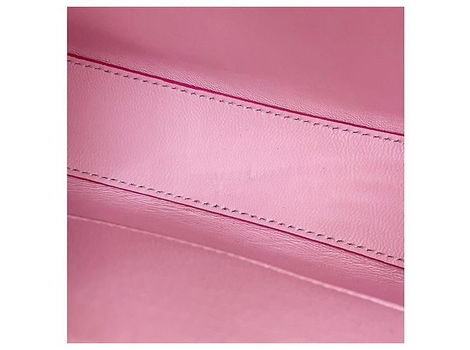 Borsa a tracolla con catena Burberry Olympia Mini Rosa - vista 10