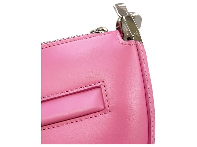 Borsa a tracolla con catena Burberry Olympia Mini Rosa - vista 6