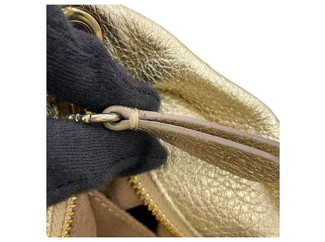 Jimmy Choo Mini Sara Star Studded Handtasche Golden - Ansicht 13