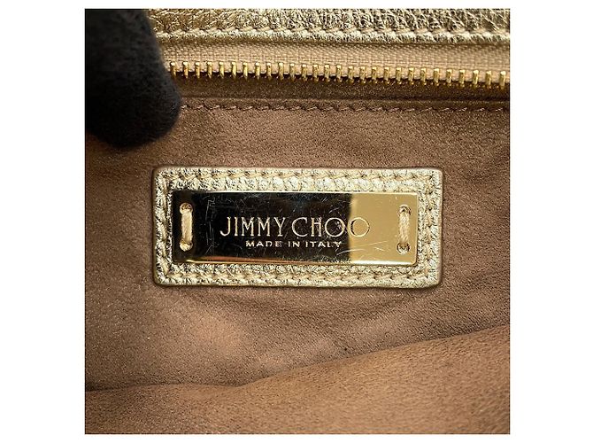 Jimmy Choo Mini Sara Star Studded Handtasche Golden - Ansicht 17