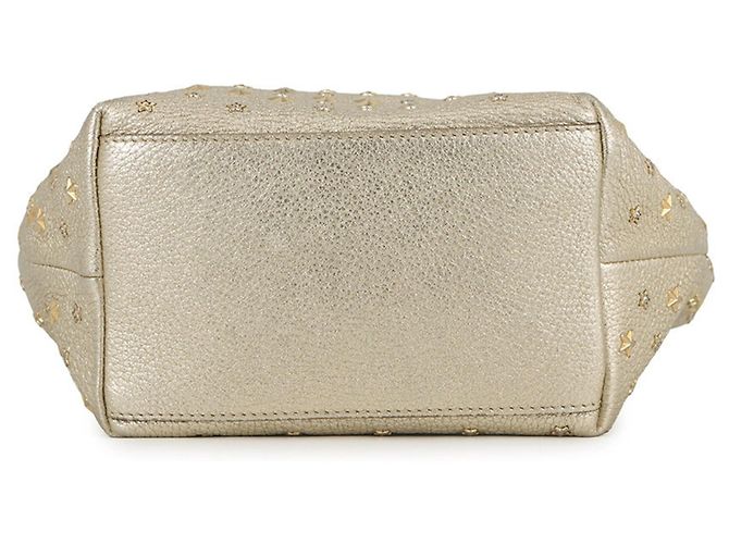 Jimmy Choo Mini Sara Star Studded Handtasche Golden - Ansicht 3