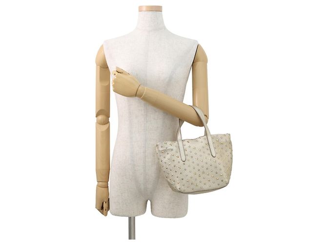 Jimmy Choo Mini Sara Star Studded Handtasche Golden - Ansicht 4