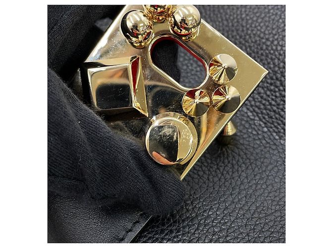 Borsa a tracolla in pelle Crow Sky di Christian Louboutin Nero Rosso - vista 13