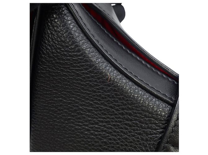 Borsa a tracolla in pelle Crow Sky di Christian Louboutin Nero Rosso - vista 8