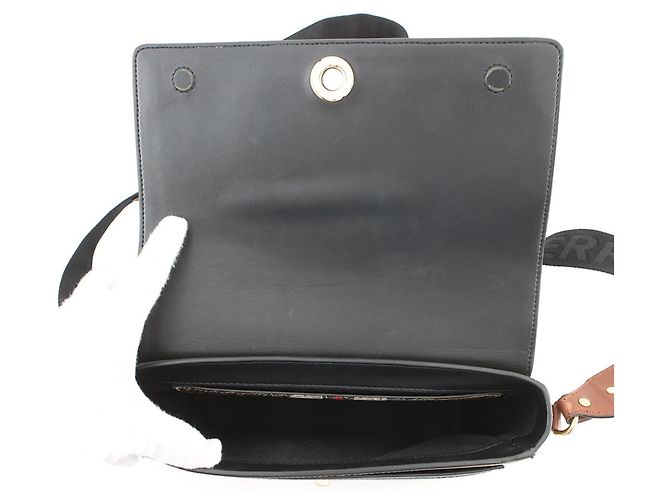 Borsa a tracolla in pelle Burberry TB Monogram Stripe Marrone Multicolore - vista 6