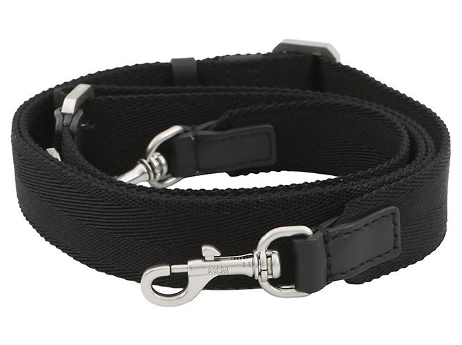 Bolsa de Ombro MCM Mini Stark Bebeboo em Nylon Preto - vista 15