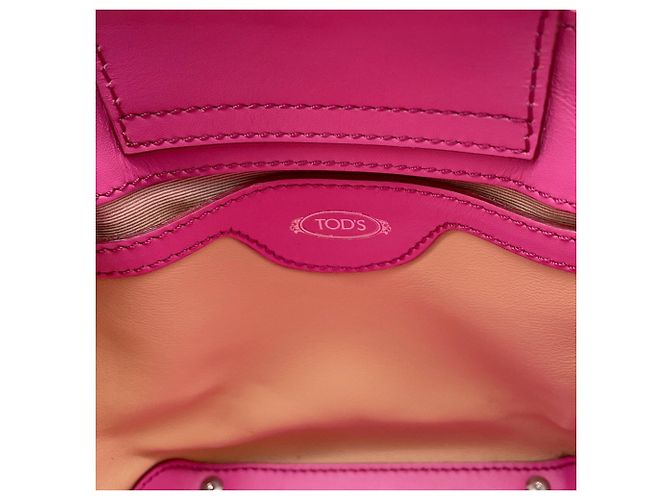 Bolsa de mão Tod's VASO Micro em couro Rosa - vista 12