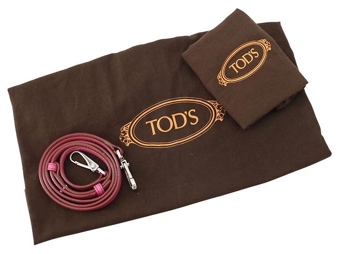 Bolsa de mão Tod's VASO Micro em couro Rosa - vista 14