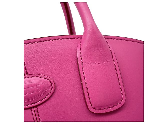 Bolsa de mão Tod's VASO Micro em couro Rosa - vista 9