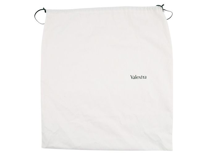 Borsa a tracolla Valextra Body Bag V-Line in vitello morbido Bianco - vista 13