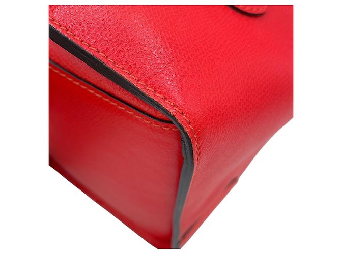 Valextra Babila Boston Small Lederhandtasche Rot - Ansicht 10