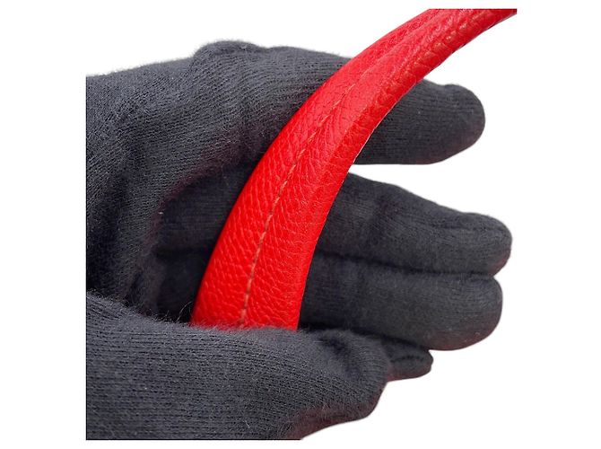 Valextra Babila Boston Small Lederhandtasche Rot - Ansicht 14
