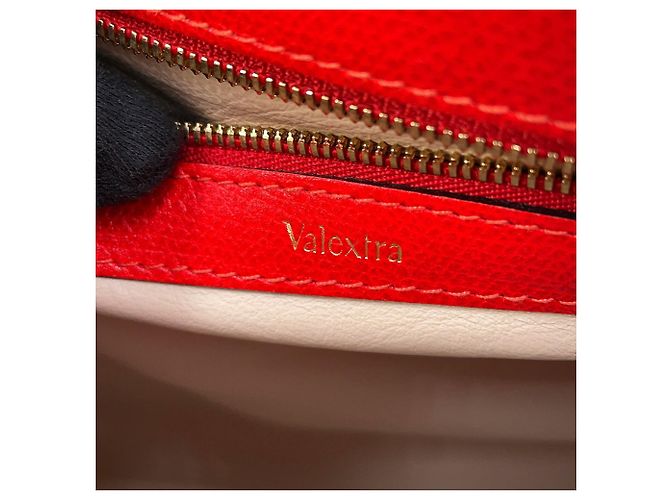 Valextra Babila Boston Small Lederhandtasche Rot - Ansicht 16