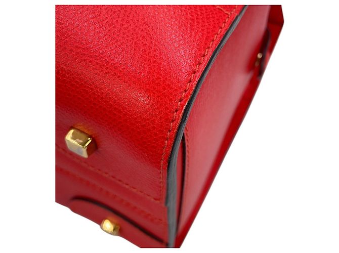 Valextra Babila Boston Small Lederhandtasche Rot - Ansicht 8