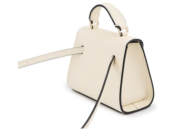 Valextra Iside Belt Leder-Bodybag Weiß - Ansicht 2