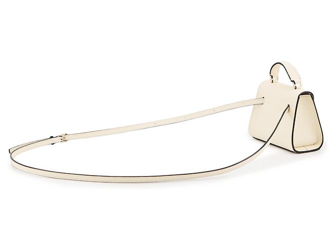 Valextra Iside Belt Leder-Bodybag Weiß - Ansicht 3