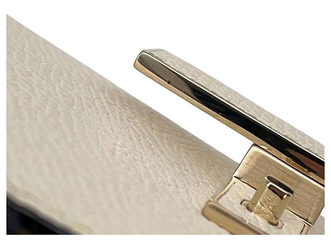 Valextra Iside Belt Leder-Bodybag Weiß - Ansicht 8