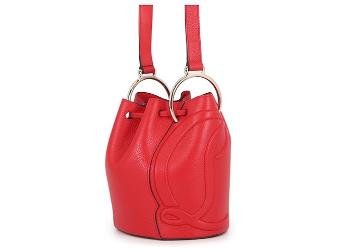 Borsa Christian Louboutin "BY MY SIDE" Nero Rosso - vista 2