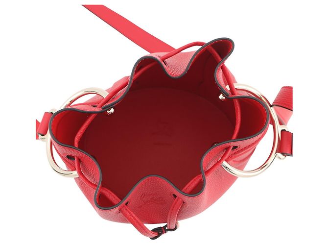 Borsa Christian Louboutin "BY MY SIDE" Nero Rosso - vista 5