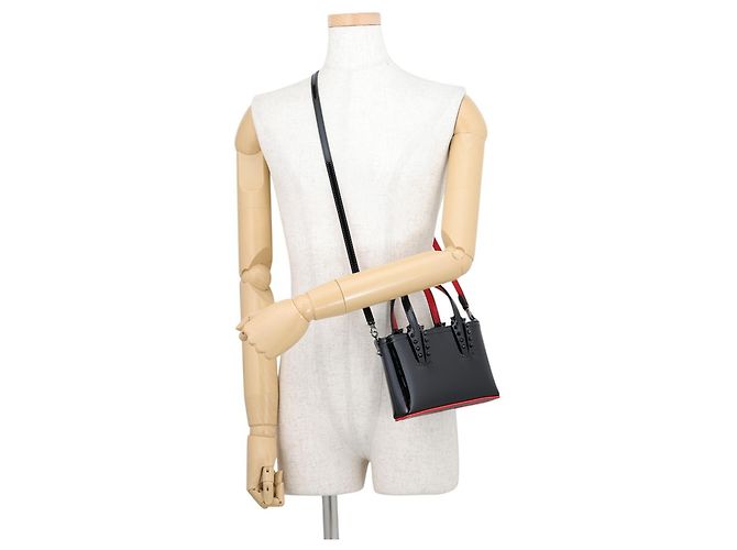 Borsa a mano Christian Louboutin CABATA Mini Nero - vista 5