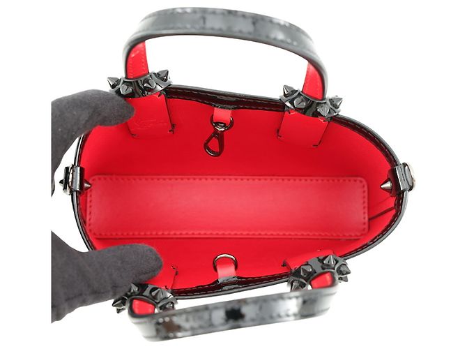Borsa a mano Christian Louboutin CABATA Mini Nero - vista 6