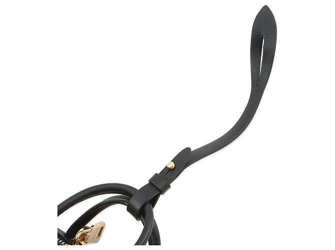 Miu Miu Micro Leather Handbag Charm Schwarz - Ansicht 4