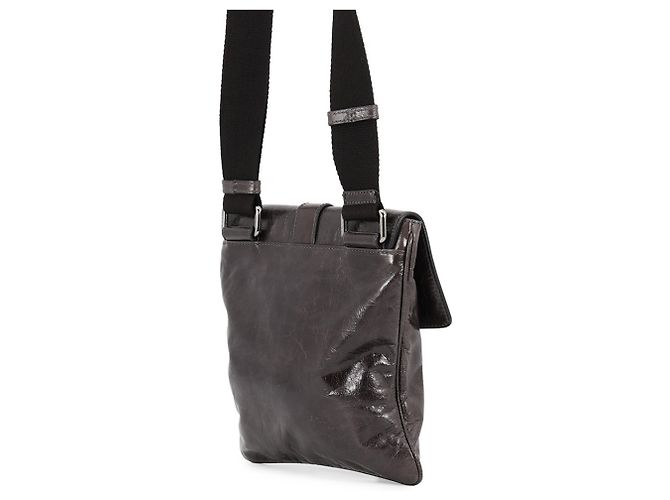 Borsa a tracolla in pelle Dolce & Gabbana Grigio antracite - vista 2