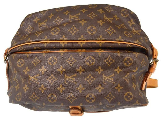 Louis Vuitton Saumur Monogram Canvas 35 Marron - vue 3