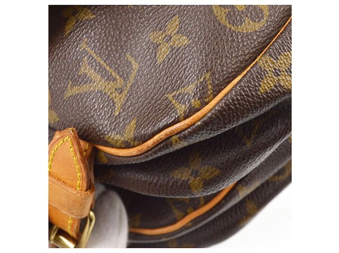 Louis Vuitton Saumur Monogram Canvas 30 Marrone - vista 7