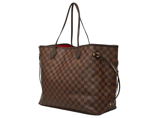 Sacola Louis Vuitton Damier Neverfull GM Marrom - vista 2