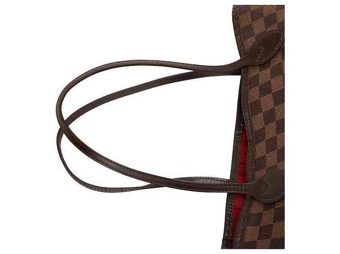 Sacola Louis Vuitton Damier Neverfull GM Marrom - vista 8