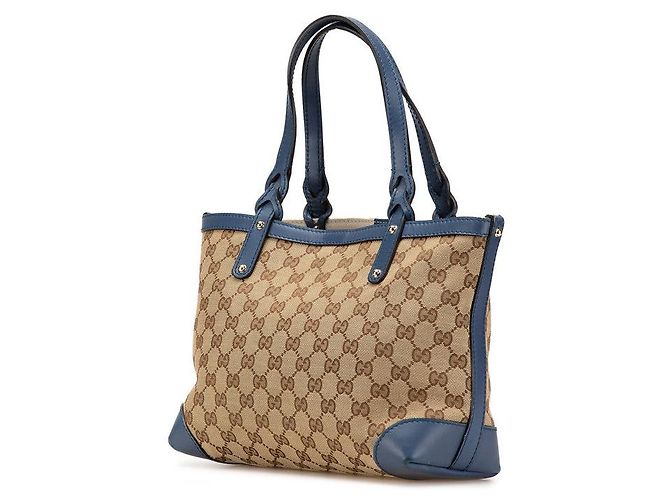Saco Tote de Ombro Gucci GG Canvas Multicor - vista 3
