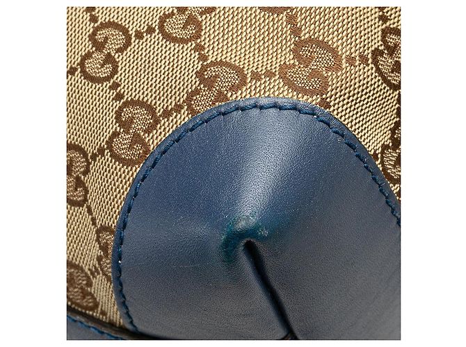 Saco Tote de Ombro Gucci GG Canvas Multicor - vista 8