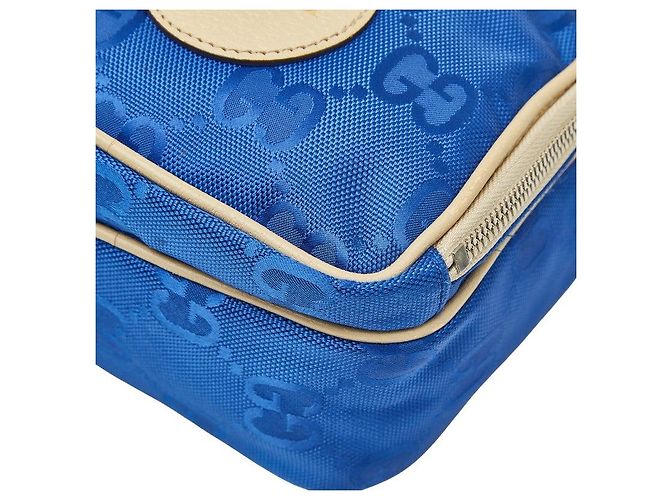 Gucci GG Nylon Off The Grid Handtasche Blau - Ansicht 4