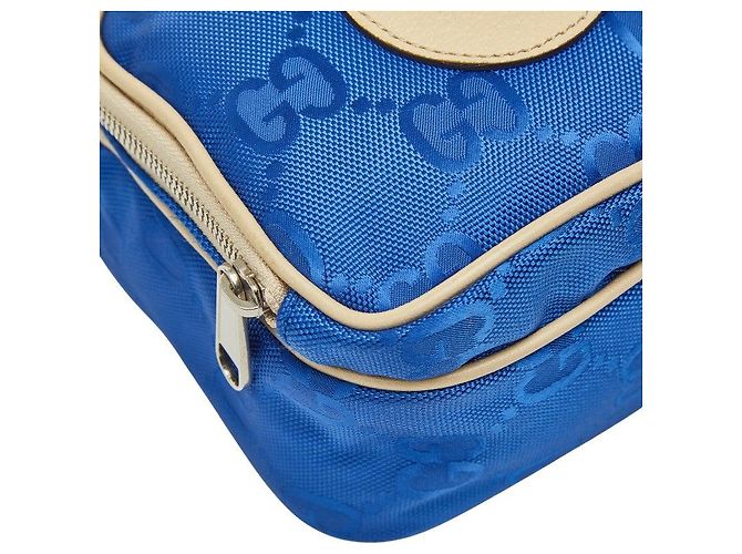 Gucci GG Nylon Off The Grid Handtasche Blau - Ansicht 5