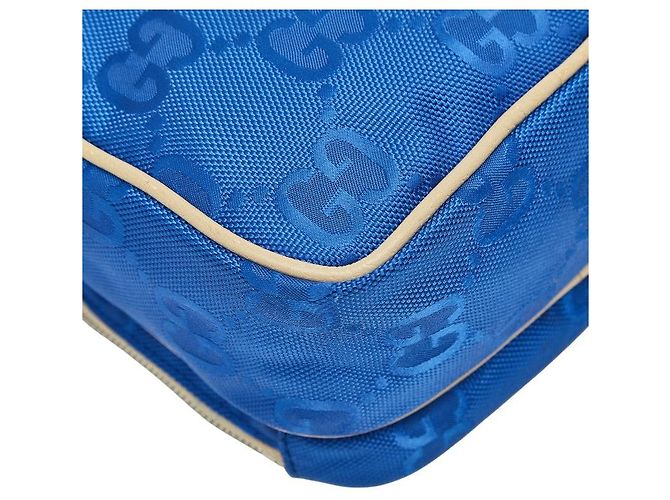 Gucci GG Nylon Off The Grid Handtasche Blau - Ansicht 7