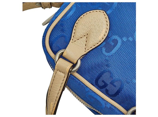 Gucci GG Nylon Off The Grid Handtasche Blau - Ansicht 8