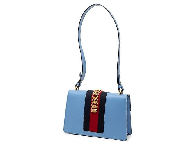 Borsa a tracolla Gucci Sylvie Blu - vista 2